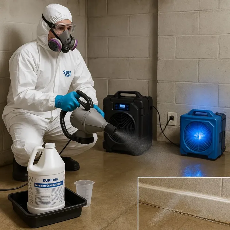 Sanitization and Odor Removal process in Wyoming, OH